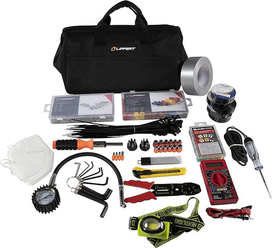 Lippert 15-Piece RV Tool Kit for Maintenance on Motorhomes, 5th Wheel Campers and Travel Trailers 2022000853