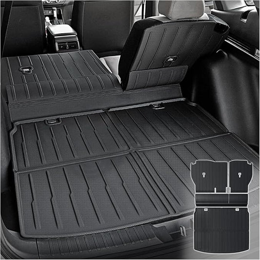 Cargo Liner Backrest Mats for Honda CRV 2026 2025 2024 2023 Car Mat Accessories, All Weather TPE Trunk Cargo Liner SeatBack Mat for CR-V Gas Hybrid(Backrest Mats+Trunk Mat)