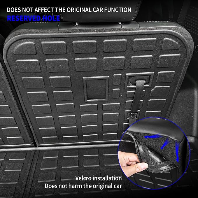 Rongtaod Floor Mats Compatible with 2021-2025 2026 Kia Sorento 6&7 Seats (not for Hybrid) Cargo Mat Cargo Liner Back Seat Cover 2024 Sorento Accessories (Trunk Mat with Backrest Mat+Floor Mats)