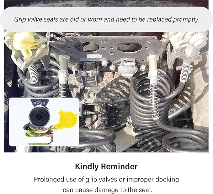 40PCS Glad Hand Seals for Glad Hand Air Hose,Rubber Gladhand Seals of Semi Truck Accessories,Air Lines for Semi Truck Car Accessories Compatible with Tramec Tectran Haldex (40PCS Black)