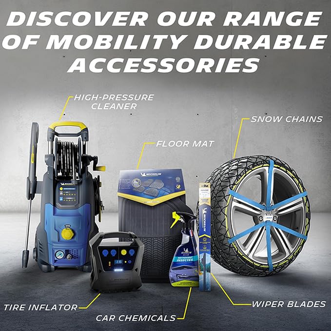 Michelin Vehicle Mat, All-Weather TPE Custom Fit Liner for Tesla Model Y 5 Seat Floor Mats 2025-2027 (3 Piece), Elite