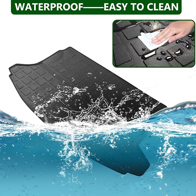 xipoqix Cargo Mat Backrest Mat Compatible with 2018-2023 Subaru Crosstrek XV Impreza Hatchback TPE Cargo Liner Replacement for 2018-2023 Subaru Crosstrek Accessories (Trunk Mat+Backrest Mats)