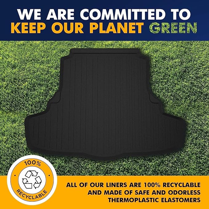 Premium Cargo Liner for Lexus is 250 is 300 is 350 is 500 2016-2025 - 100% Protection - Custom Fit Car Trunk Mat - All-Season Black Cargo Mat - 3D Shaped Laser Measured Trunk Liners
