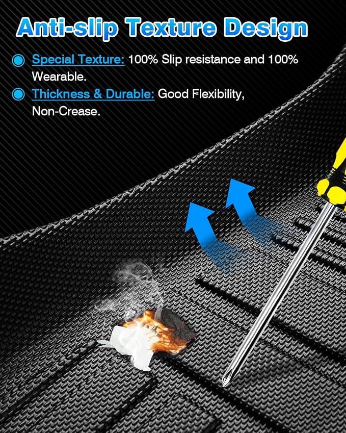 Cartist Cargo Liner Fits for Ford Mustang Mach-E 2021-2024 2025 2026 Accessories All Weather Trunk Mat for Mustang Carpet Protection TPE Heavy Duty