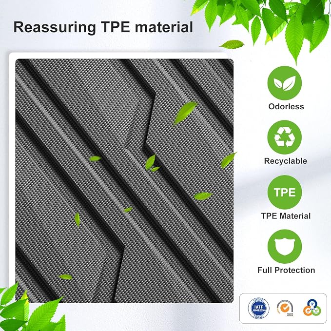 SMABEE Fit for 2024 2025 2026 Honda Prologue & Chevy Blazer EV Cargo Liner All Weather Trunk Mat for Blazer EV Prologue 2025 Accessories TPE Protective Pad All Season Cargo Mat Interior Black
