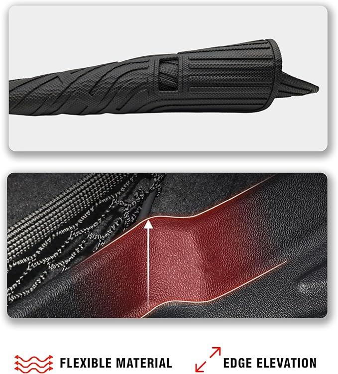 Cargo Liner Compatible with 2021-2025 Buick Envision Trunk Mat Cargo Mat Back Seat Cover Protector (Backrest Mats+Trunk Mat)