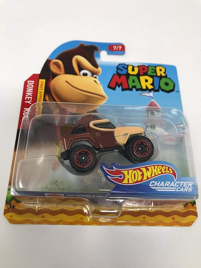 Hot Wheels 2017 Super Mario Character Cars Set of 7