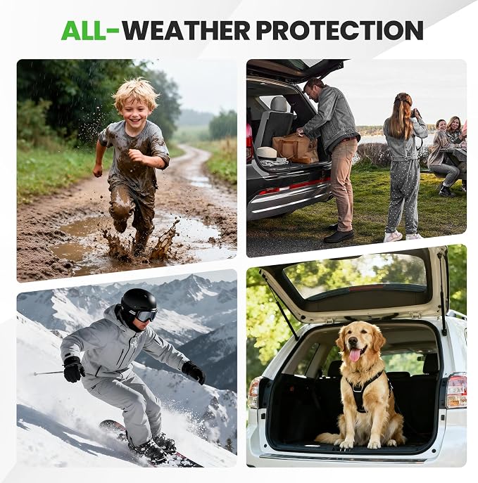 Cargo Liner for Chevy/Chevrolet Suburban & GMC Yukon XL & Cadillac Escalade ESV 2015-2020, All Weather Cargo Mats for Suburban Accessories, Heavy Duty TPE Trunk Mat, Car Accessories