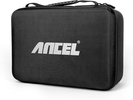ANCEL EVA Hard Protective Case for V5 HD PRO Heavy Truck Scanner, Waterproof Shockproof Storage Bag with Large Capacity, Smooth Zippers and Easy Carry Handle, Travel Ready