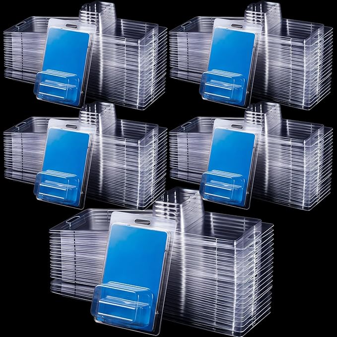 Wesiti 120 Pcs Protector Case Compatible with Hot Wheels Plastic Model Car Clamshell Cases Display Clear Protective Car Blister Pack Covers for Storage, 7.5 x 5 x 2 Inch