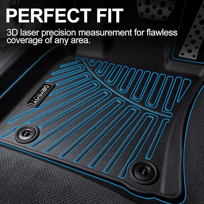 Floor Mats & Trunk Mat Fit for 2023 2024 2025 2026 Honda Accord (Include Hybrid), All Weather Protection TPE, Anti-Slip Floor Mats & Cargo Liner for 23-26 Accord Accessories
