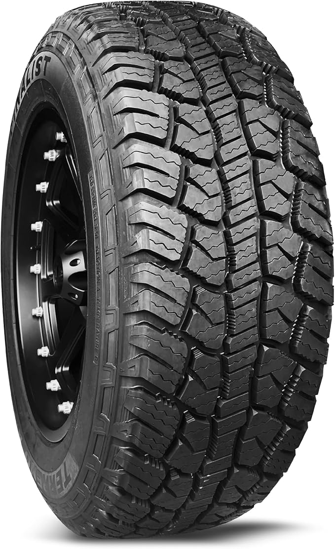Set of 4 (FOUR) Finalist Terreno A/T LT275/65R18 123/120S 10 Ply Load Range E Light Truck All Season All Terrain Tires 275/65/18 (Tire Only) + 3 Year Road Hazard Warranty Included 275/65/18