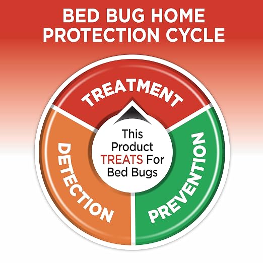 Hot Shot Bedbug and Flea Fogger 4 Count-2 Ounce Cans, with Nylar, Inhibits Flea Reinfestation