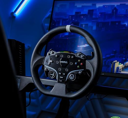 MOZA R3 Racing Wheel and Pedals Bundle for Xbox & PC,3.9Nm DD Servo Motor With Aviation-Grade Aluminum Construction,Durable ISF PU Grips 11-inch Racing Wheel,SR-P Lite Dual Pedals