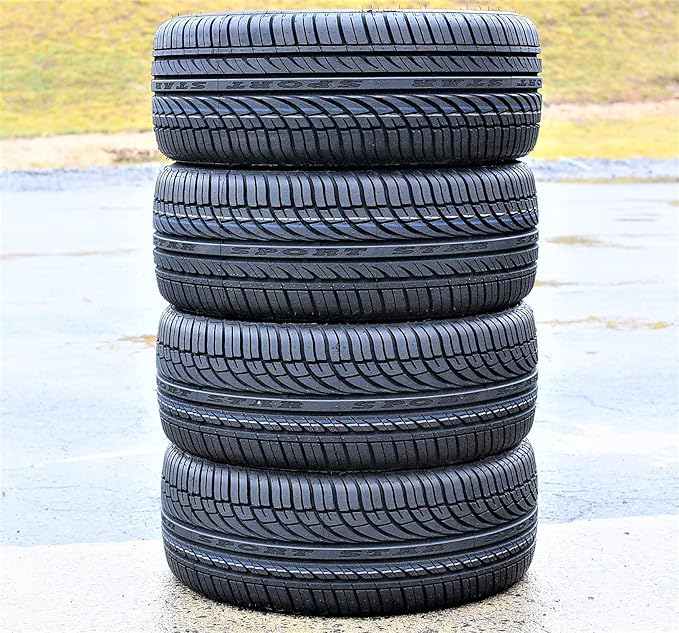 Set of 4 (FOUR) Fullway HP108 All-Season Passenger Car Performance Radial Tires-185/65R15 185/65/15 185/65-15 88H Load Range SL 4-Ply BSW Black Side Wall UTQG 380AA