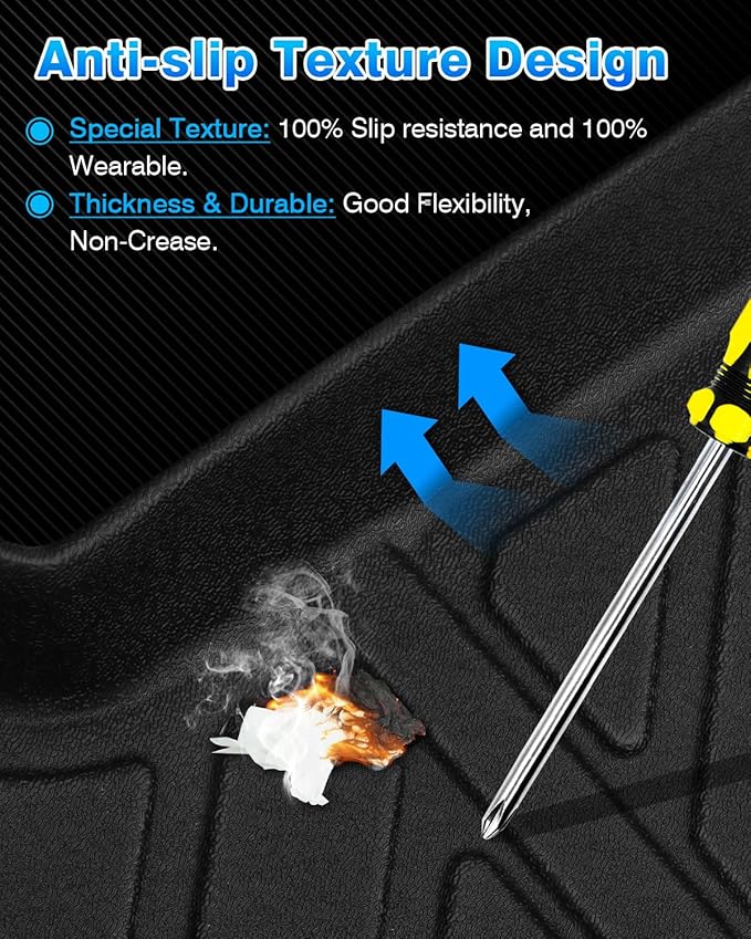 Cartist Cargo Liner for Jeep Grand Cherokee 2022-2026 5 Seater Only (NOT for WK or Grand Cherokee L), All Weather Trunk Mat for Cherokee Accessories, Heavy Duty Car Mats, Car Accessories