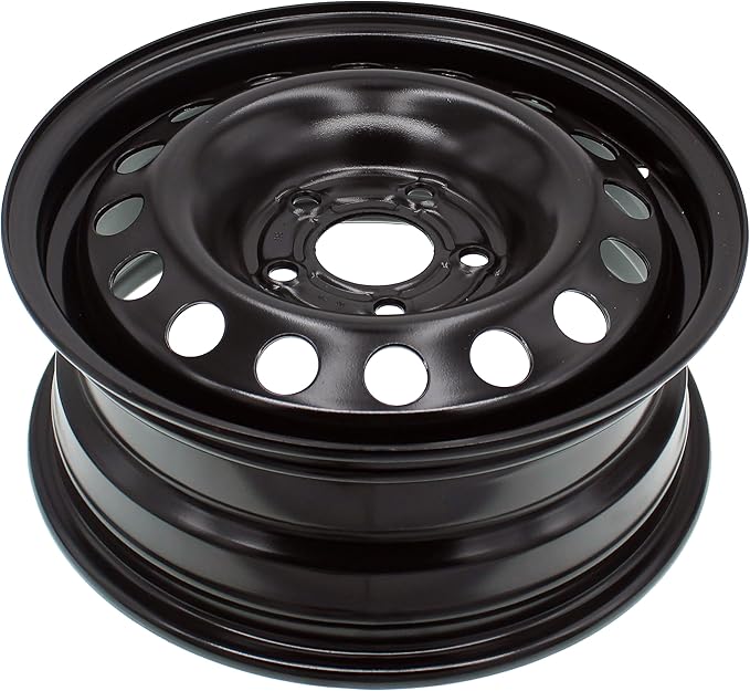 Dorman 939-196 15 x 6 In. Steel Wheel Compatible with Select Hyundai / Kia Models, Black