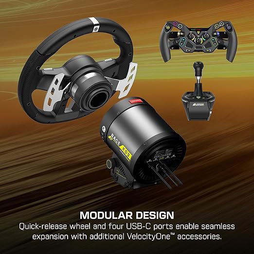 Turtle Beach VelocityOne Race KD3 Direct Drive Force Feedback Racing Wheel & Pedals for Xbox Series X|S, Xbox One & Windows 10/11 PC, USB C Connectivity
