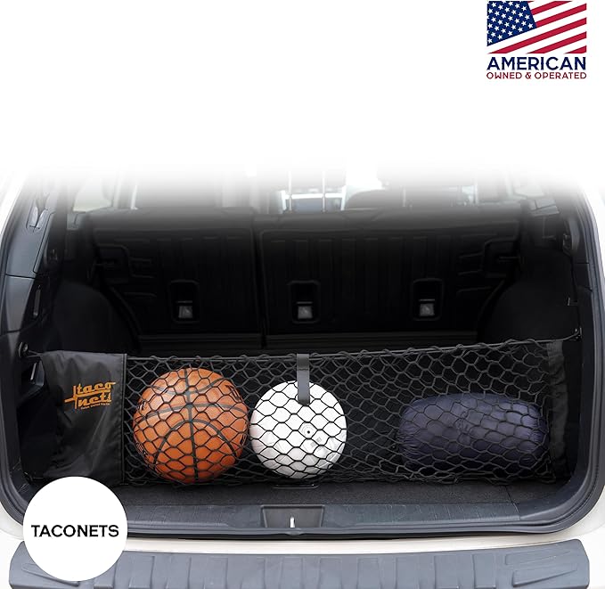 Envelope Cargo Net for Subaru Outback - Fits 2015-Current - Upgraded 5mm Bungee - Integrated Storage Bag - Heavy Duty Hooks - Designed in USA