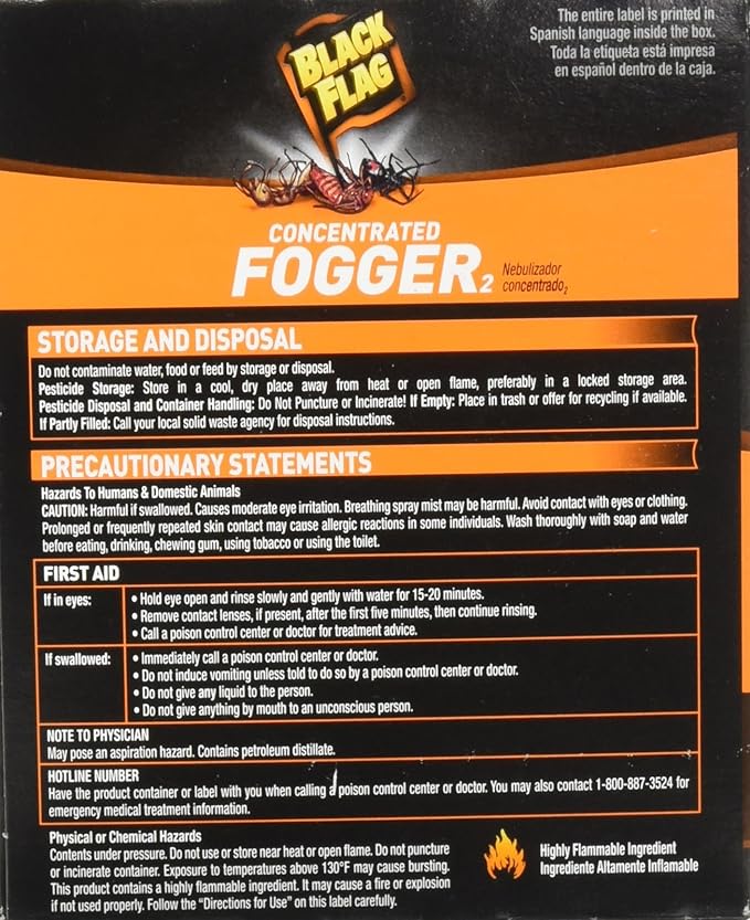 Black Flag HG-11079 6 Count Indoor Fogger 11079 11079