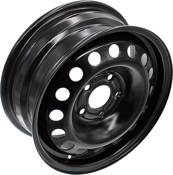 Dorman 939-196 15 x 6 In. Steel Wheel Compatible with Select Hyundai / Kia Models, Black