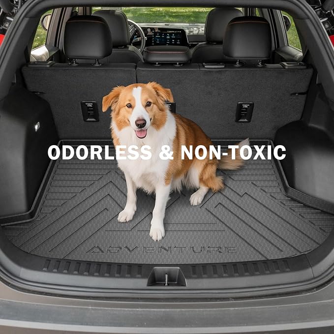 KUST Trunk Cargo Mat for Chevy Equinox/GMC Terrain 2025-2026 (Gasoline), Rear Cargo Liner for Equinox Accessories All Weather Protection TPE Rubber Raised Edge