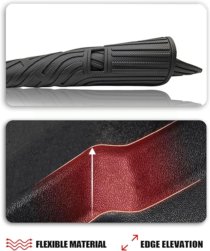 Cargo Liner Compatible with 2019-2025 Cadillac XT4 Trunk Mat Cargo Mat Back Seat Cover Protector (Backrest Mats+Trunk Mat)