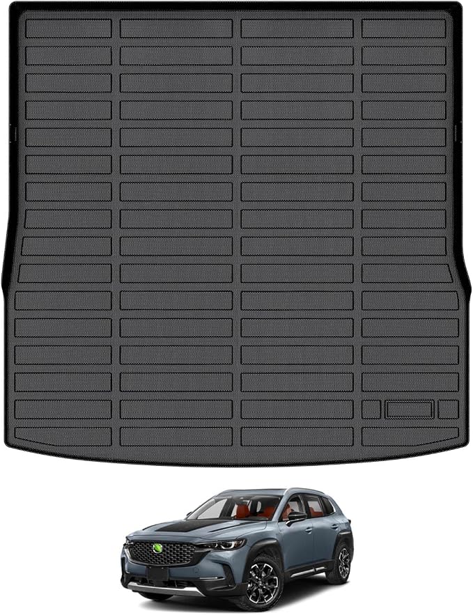 Cartist Cargo Liner Custom Fit for for Mazda CX-50 2023 2024 Accessories All Weather Rear Trunk Mat High Side Waterproof TPE Black