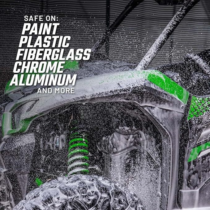 Slick Products Total Off-Road Wash Super Concentrate – Thick Foaming Car Wash Soap with Hybrid-Ceramic Formula for Dirt Bikes ATV UTV Trucks Jeeps and More – Foam Cannon Ready – 64 oz