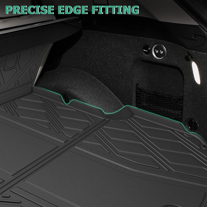 Cargo Mat for Genesis GV80 5-Seat 2021-2026 (Not for Coupe) Seat Back Mats | Custom Fit. All Weather Protection. Waterproof. Odorless. Easy to Clean