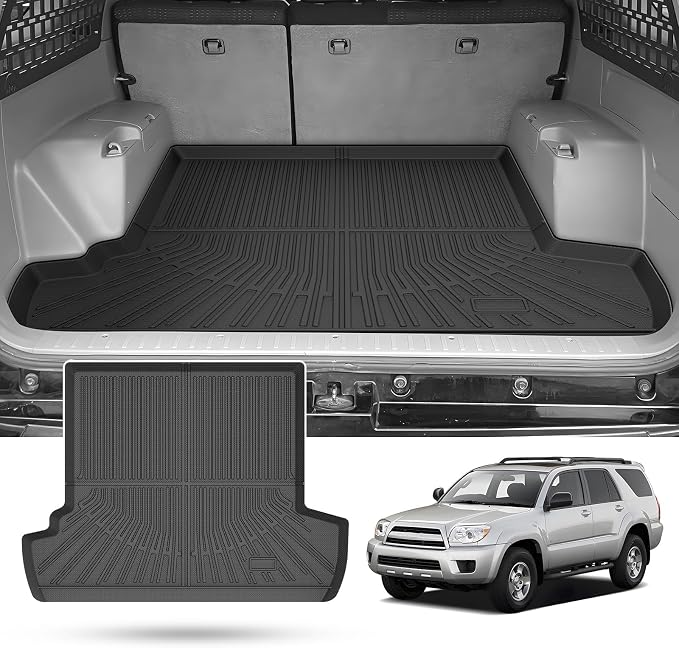 4Runner Cargo Liner - Trunk Mat for Toyota 4Runner 2003-2009, All Weather Cargo Mat for 4Runner Accessories, Heavy Duty Car Mats, Car Accessories