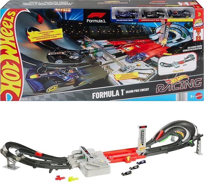 Mattel JDY16 Hot Wheels Race Formula 1 Grand Prix Circuit Track Set