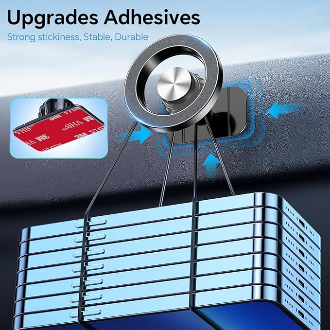 Kaistyle for Magsafe Car Mount【Strong Magnets】Magnetic Phone Holder for Car Phone Holder Mount Dash Mounted Holders Phone Holders for Your Car Accessories for Women Men for iPhone 17 Pro Max 16 15 14
