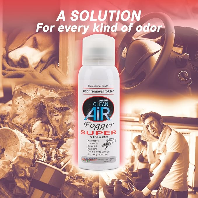 DWD2 Fogger Odor Eliminator Air Freshener! Deodorizer Spray for Home Odors, Instantly Removes odors in Car Deodorizer odor eliminator, Home and kitchen, room deodorizer, odor eliminating fogger (Super Strength Cinnamon)