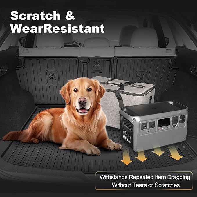 Cargo Liner with Backrest Mat Compatible with 2017-2025 Mazda CX-5 All Weather Protection CX5 Accessories
