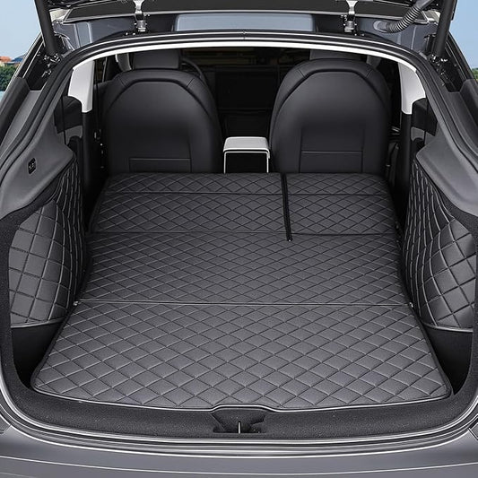 Topfit for Tesla Model Y Trunk Mats Cargo Liner Waterproof Dog Car Seat Covers Protector All-Weather Trunk Floor Mat for Tesla Model Y Juniper Accessories 2025-2026