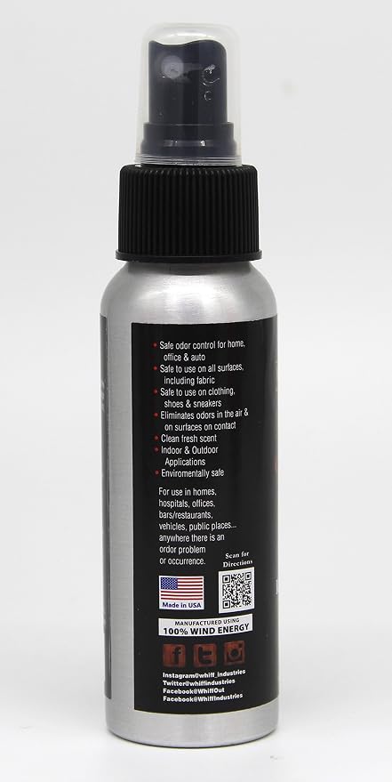2oz Spray Mist 5 Pack -2oz Non-Aerosol Surface & Air Deodorizer | Cigar Cigarette 420 Smoke Fabric Pet Odor Neutralizer | Remove and Replace Odors on Contact
