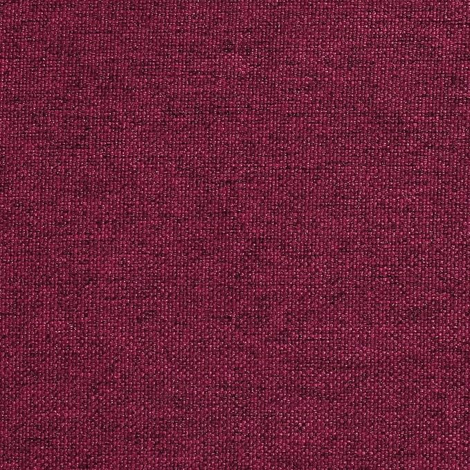 AAAAAcessories D-Shaped Chair Cushions, 2" Thick Dining Chair Pads with Ties and Removable, Machine-Washable Cover, 17" x 16", Set of 6, Wine Red