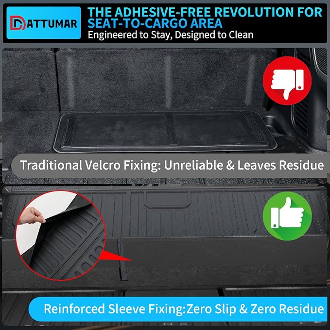 Cargo Mat Compatible with 2025 2026 Ford Expedition&Lincoln Navigator (NOT for Max/L) Trunk Mat Cargo Liner Back Seat Cover All Weather Expedition Accessories (Trunk Mat+Backrest Mats)