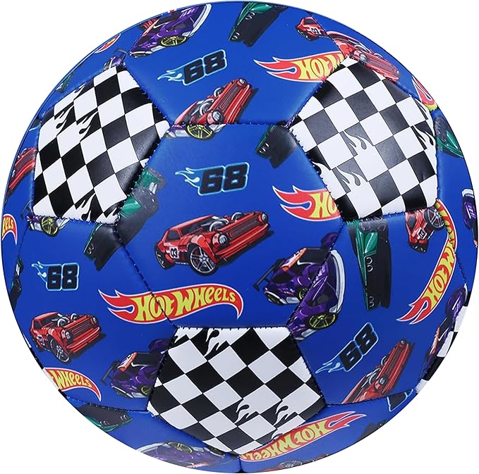 Capelli Sport Hot Wheels Kids Soccer Ball Sizes 3, 5, Officially Licensed Futbol for Boys and Girls Youth Soccer Players