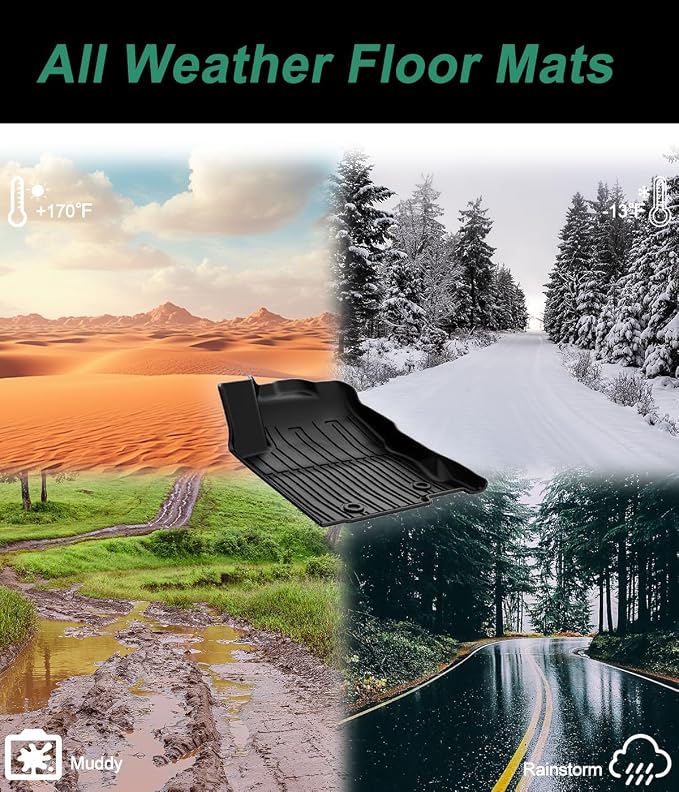 Floor Mats & Trunk Mat Fit for Lexus NX 2015-2021 NX300/ NX300h /NX200t All Weather TPE Floor Liners and Cargo Liner for Lexus NX All Models