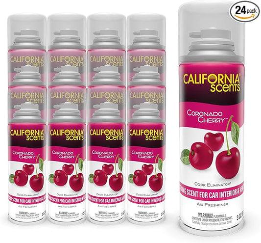 California Scents Fogger Car Air Freshener, Coronado Cherry Scent, 3 Ounce (Pack of 24)