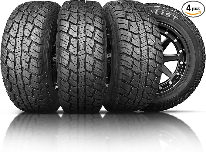 Set of 4 (FOUR) Finalist Terreno A/T 245/70R17 110T SUV All Season All Terrain Tire 245/70/17 (Tire Only) + 3 Year Road Hazard Warranty Included 245/70/17 UTQG 520/A/B