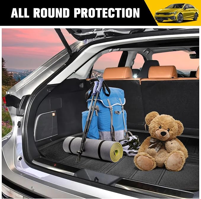 Trunk Mat for 2021-2026 Kia K5 & 2020-2026 Hyundai Sonata Rear Cargo Mat All Weather TPE Protector Trunk Liner Car Accessories