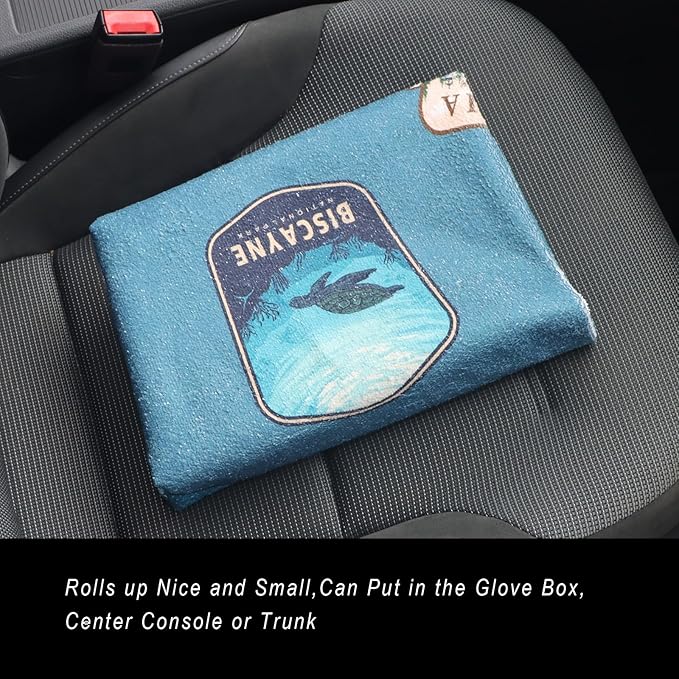Car Seat Cover Protector Front Seats,for Gym Workout,Running,Swimming,Beach and Hiking,Waterproof Sweat Towel Bucket Seat Covers for Cars SUV Trucks (National Parks, 1Pcs)