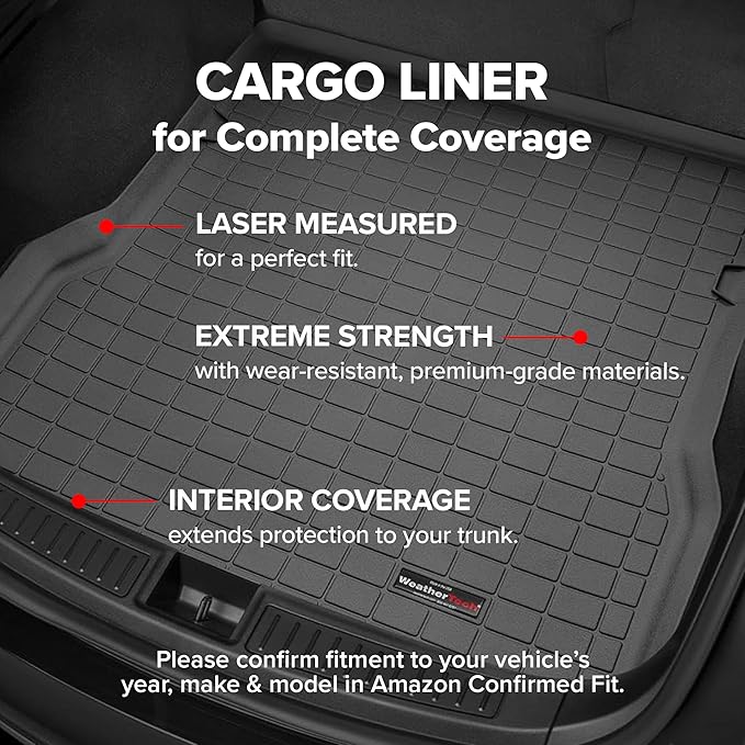 WeatherTech Cargo Trunk Liner for Kia Sportage Plug-in Hybrid, Sportage Hybrid Behind 2nd Row (421694), Grey