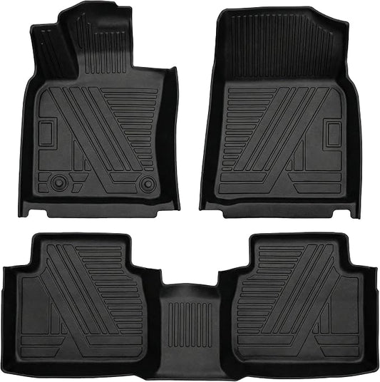 Aiqiying Floor Mats Compatible with Toyota Camry 2025-2026 Models，All Weather Waterproof Durable Custom-Fit Front Rear Rows Full Set Protection TPE Carpet Liners Accessories
