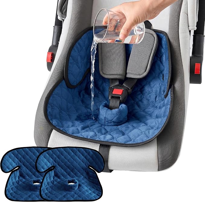 2 Pack Waterproof Piddle Pads Carseat Potty Training Car Seat Protector Waterproof Car Seat Liner Cover to Prevent Pee
