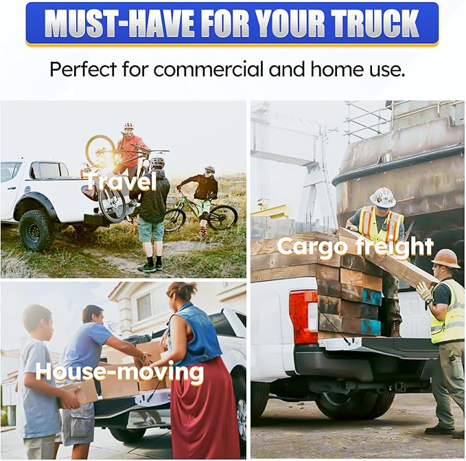 X4XZ DZ97903 Truck Bed Side Wall Tie Down Anchors, Bed Cargo Hooks for 2007-2024 Chevy Silverado 1500 2500 3500 Chevy Colorado IGMC Sierra 1500 2500 3500 I GMC Canyon 9PCS