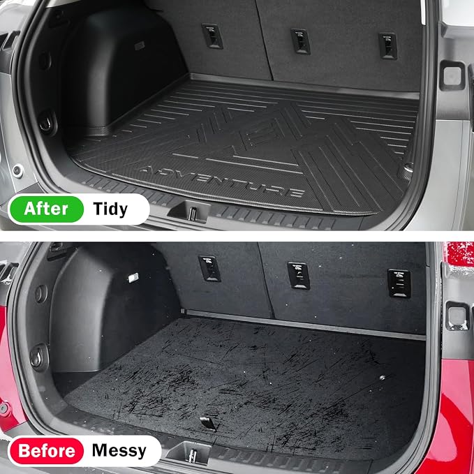 KUST Cargo Trunk Liner for Jeep Grand Cherokee 5 Seats 2022-2026 (Include 4XE, Not for WK & L), Rear Cargo Mat with Back Seat Protector for Grand Cherokee Accessories Cover TPE Rubber Raised Edge